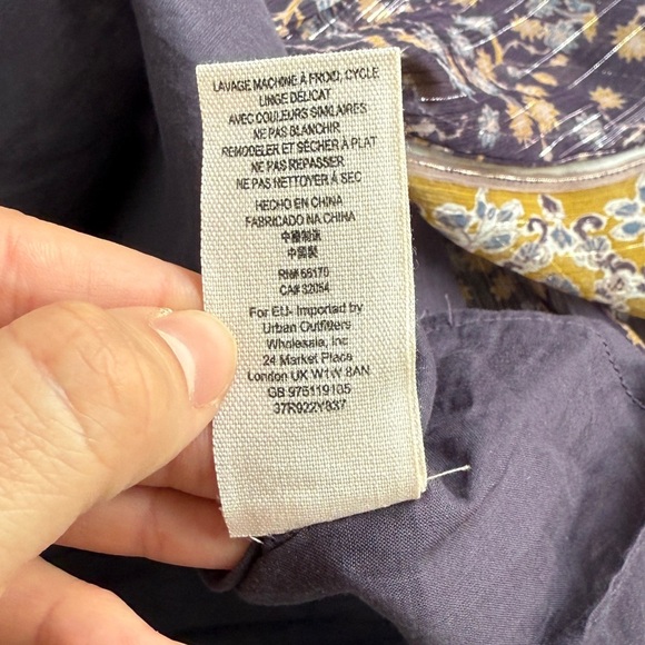 Free People Melody Laughter Purple Dress Sz Medium M Festival Swing Boho Romanti - Picture 13 of 13